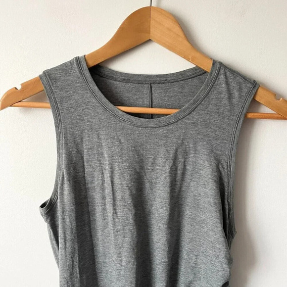 Lululemon Cinch It Dress Heathered Medium Grey Size 4 - Picture 6 of 8